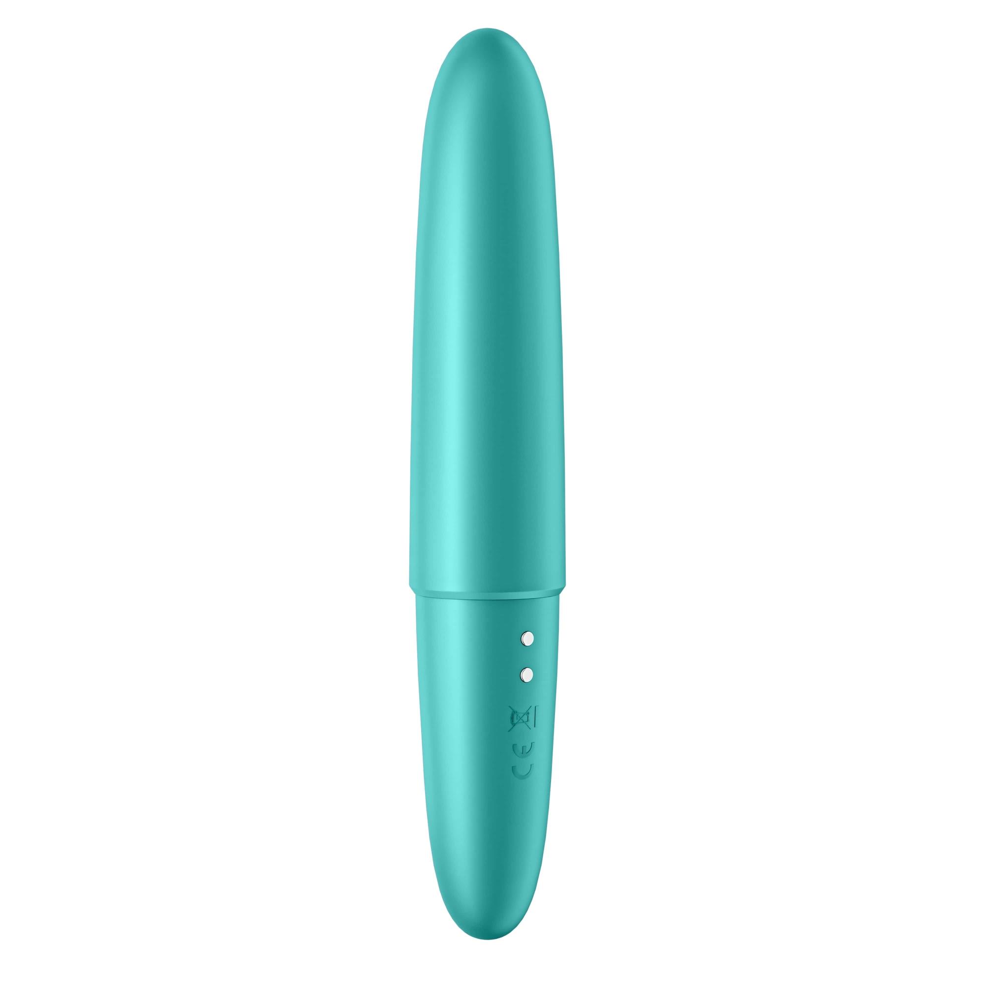 Вибратор для клитора Satisfyer Ultra Power Bullet 6, 12.8 см (бирюзовый)