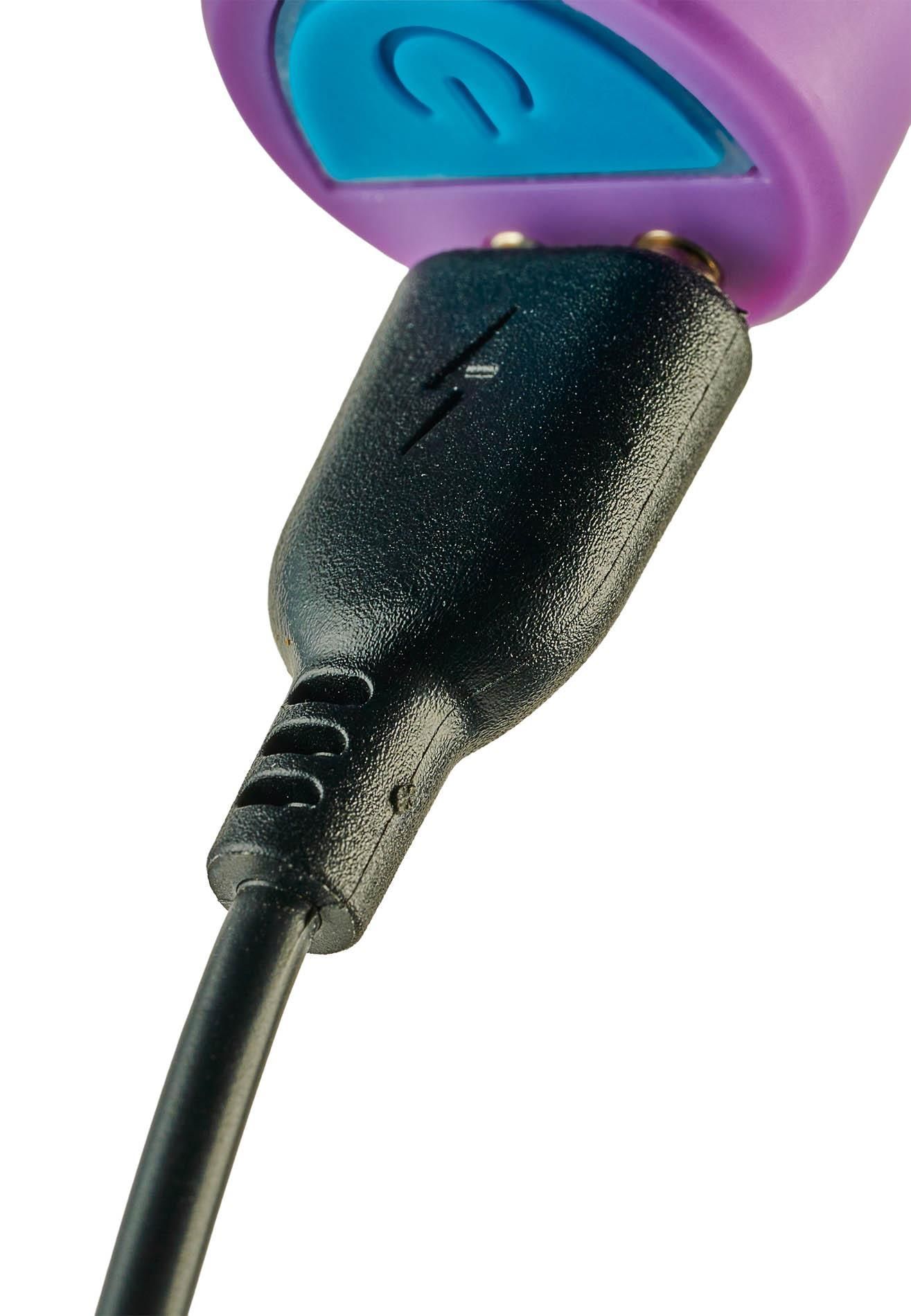 Korek analny Dream Toys Tingling Touch, 13 cm (fioletowy)