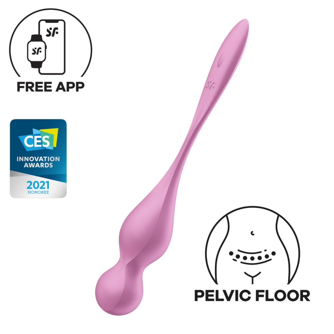 Вагинальные шарики Satisfyer Love Birds 1, 22.2 см (розовый)