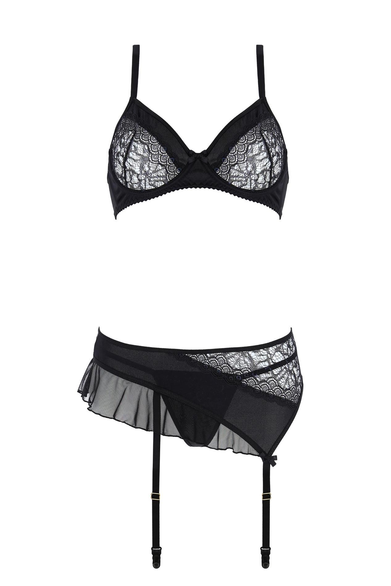 Сексуальный комплект Casmir Kitasana, XXL/XXXL (черный)