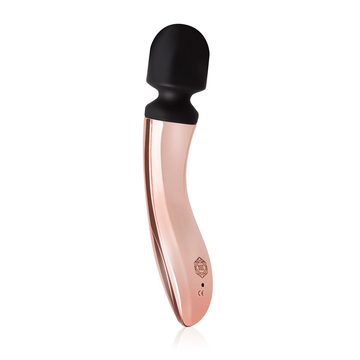 Вибратор Rosy Gold Nouveau Curve, 21 см (розовое золото)