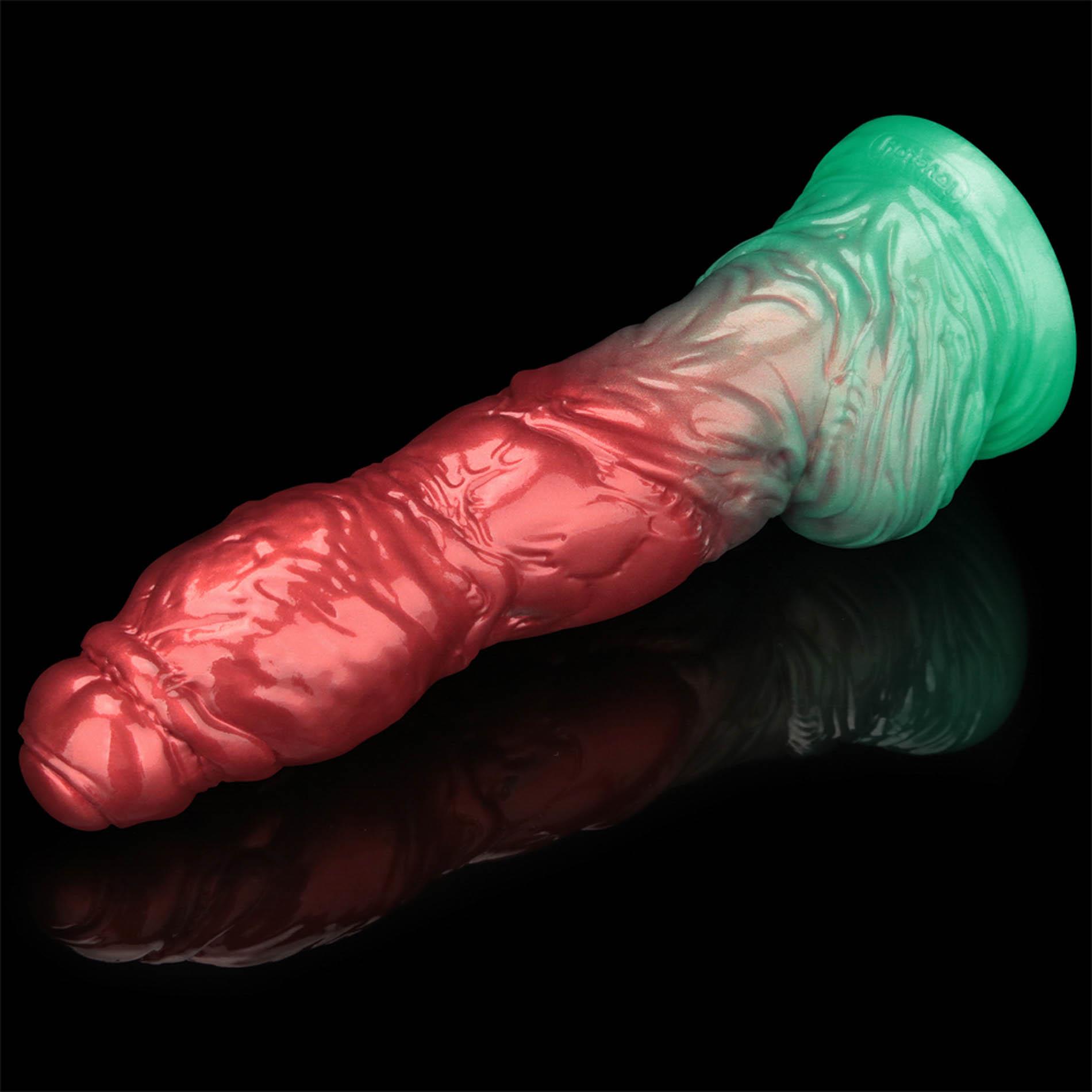 Фаллоимитатор Lovetoy Dual Density 10’’, 25.4 см (красный)