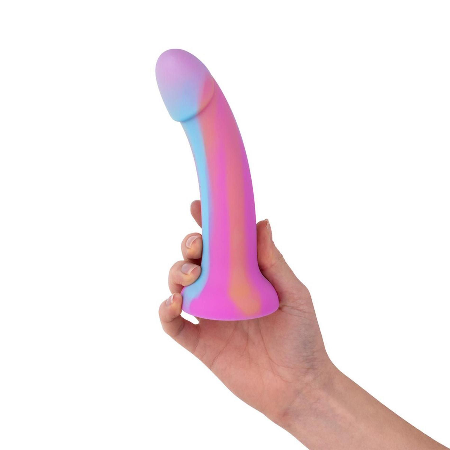Фаллоимитатор EasyToys Candy Swirl, 19 см (розовый)