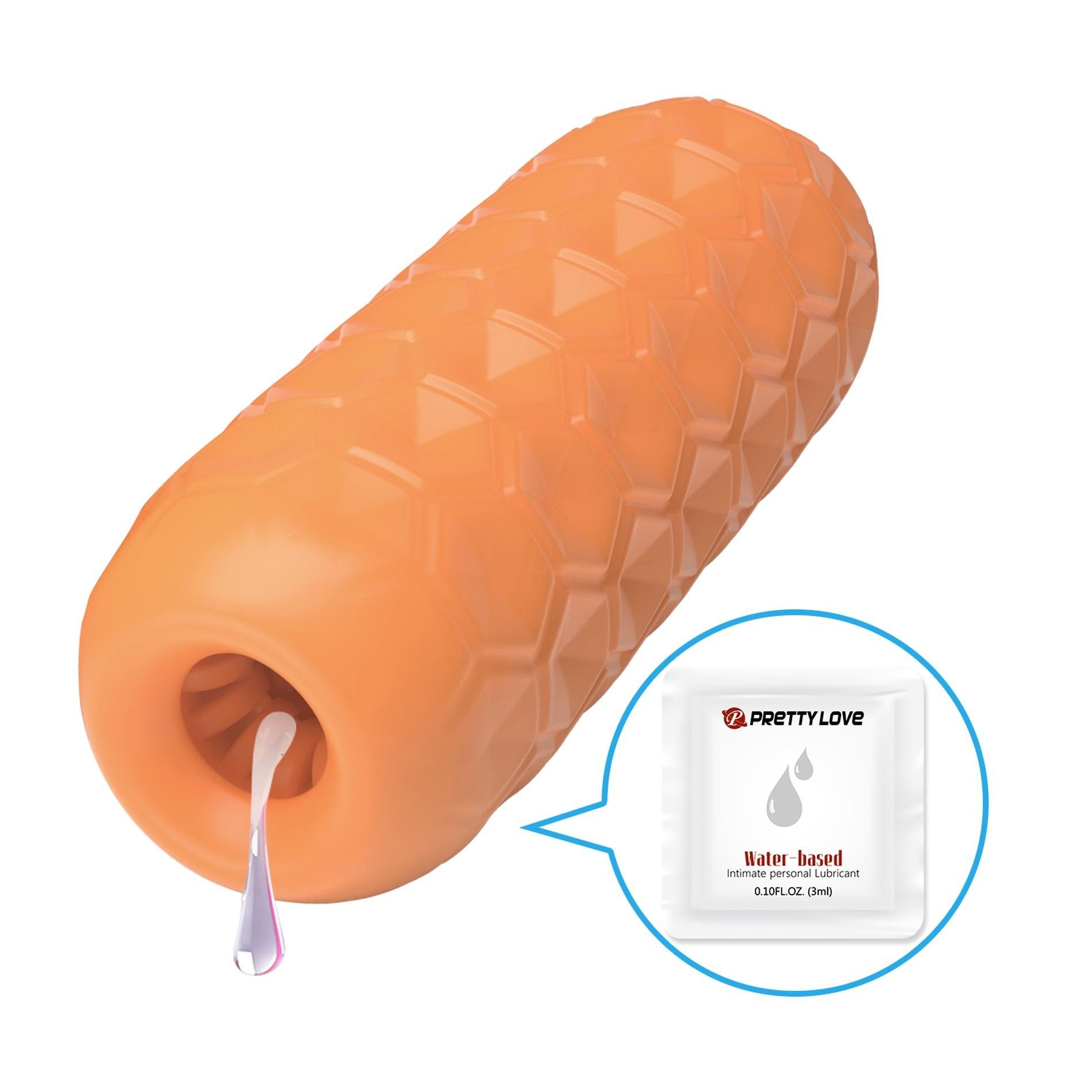 Мастурбатор Pretty Love Venus-X Twin Balls (оранжевый)