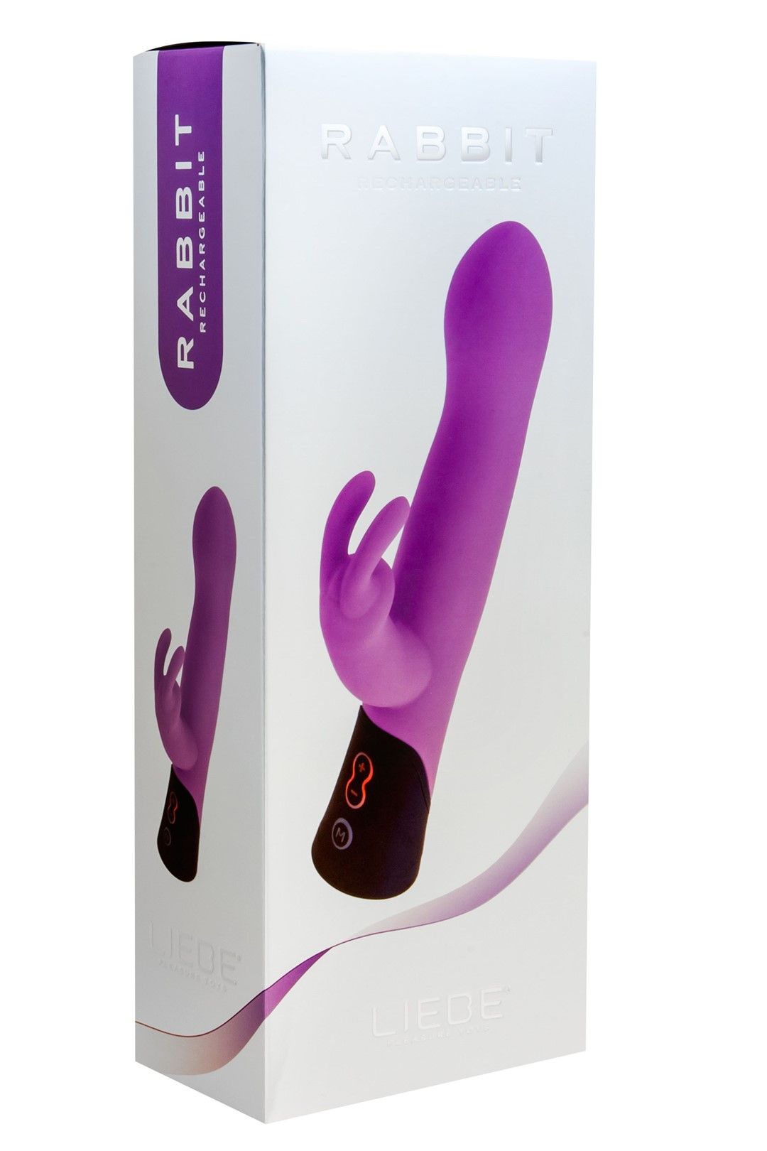 Вибратор-кролик Liebe Pleasure Toys Rabbit Rechargeable, 21,5 см (фиолетовый)