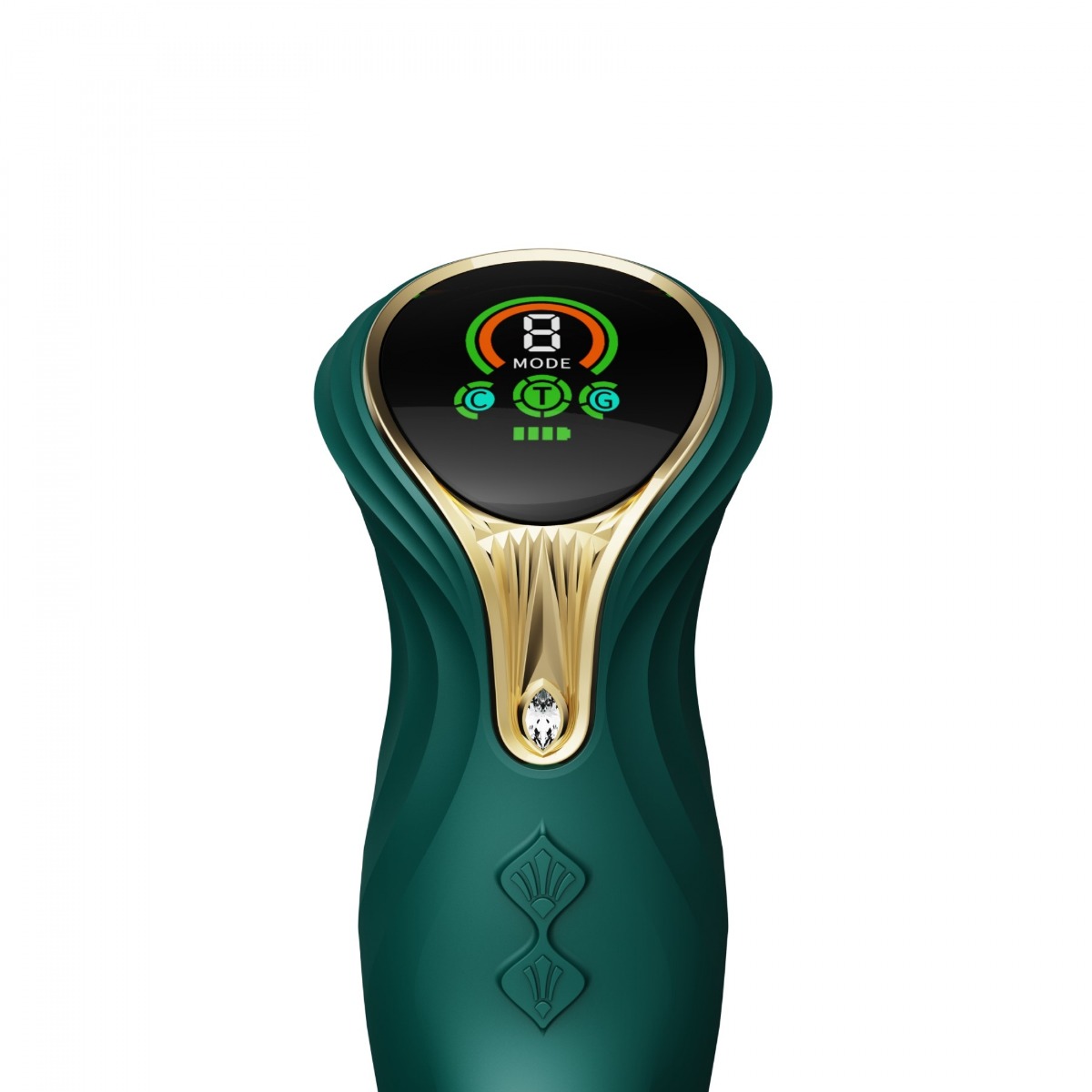 Вибратор-кролик Zalo Mose Rabbit Thruster, 25,7 см (зеленый)