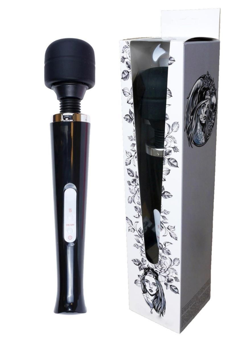 Вибромассажер Boss Series Wand, 32 см (черный)
