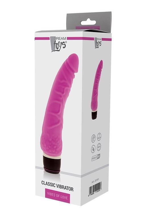 Реалистичный вибратор Dream Toys Classic, 21 см (розовый)