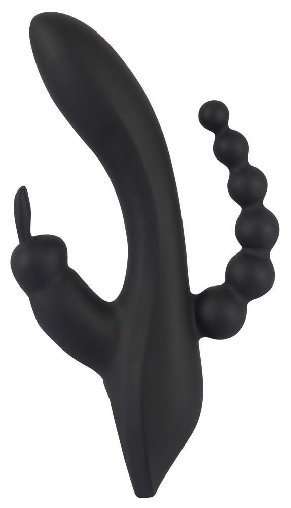Вибратор Smile Triple G-Spot, 20,8 см (черный)