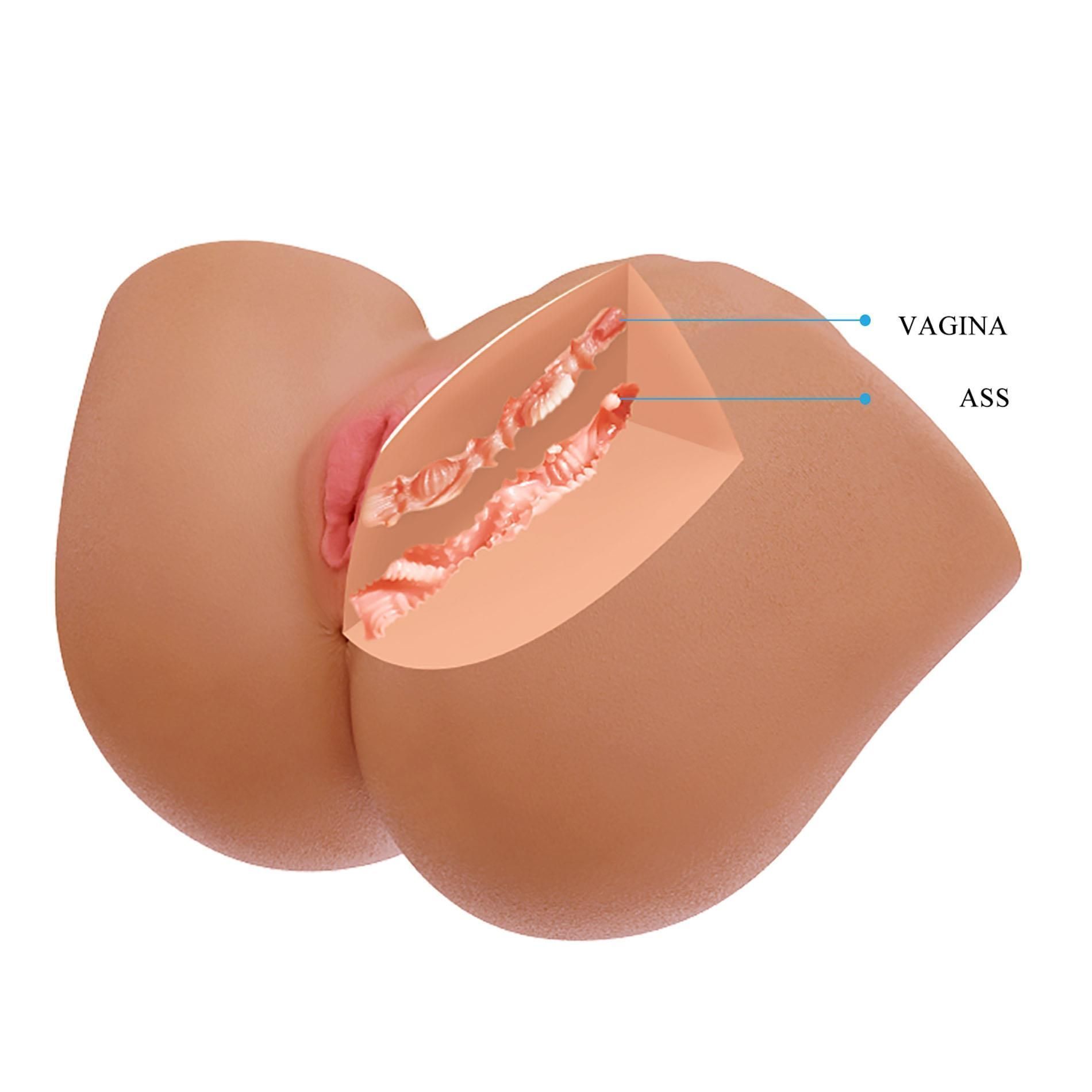 Мастурбатор с вибрацией Crazy Bull Ilana (телесный)