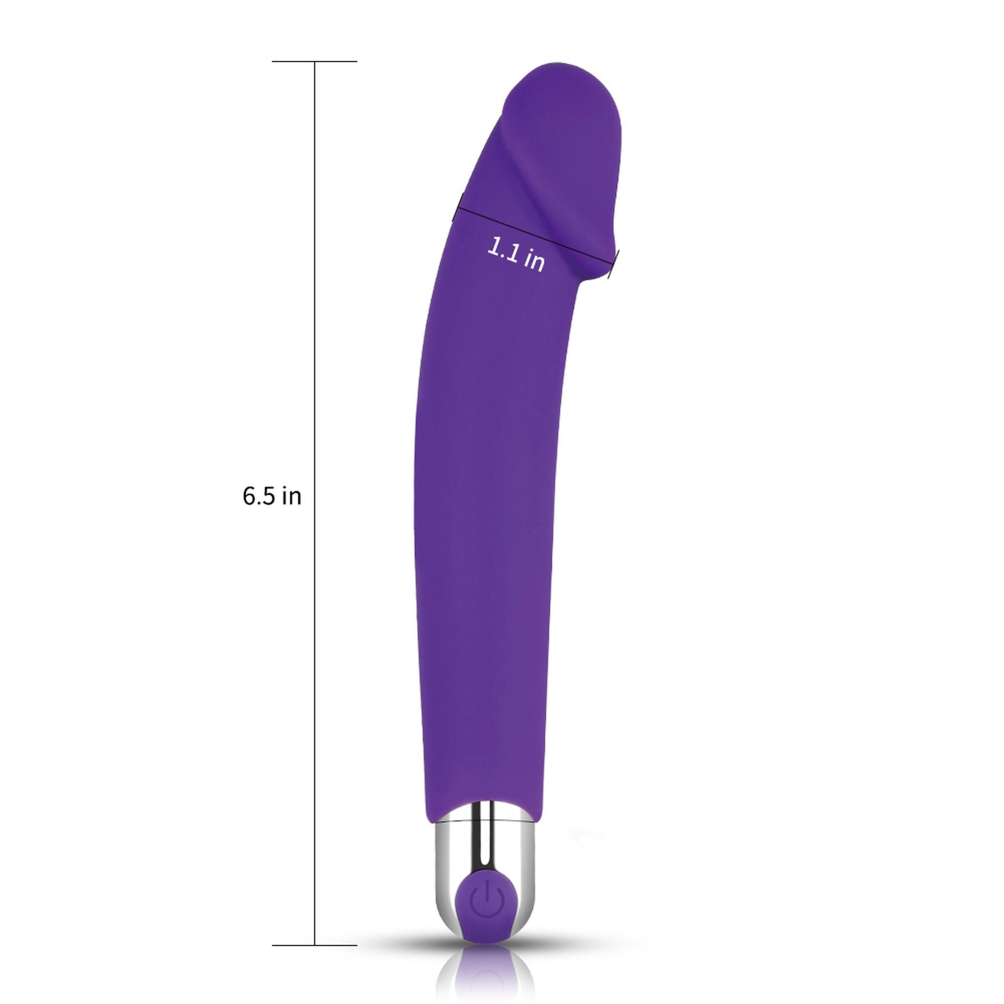 Вибратор для точки G LoveToy, 16,5 см (фиолетовый)