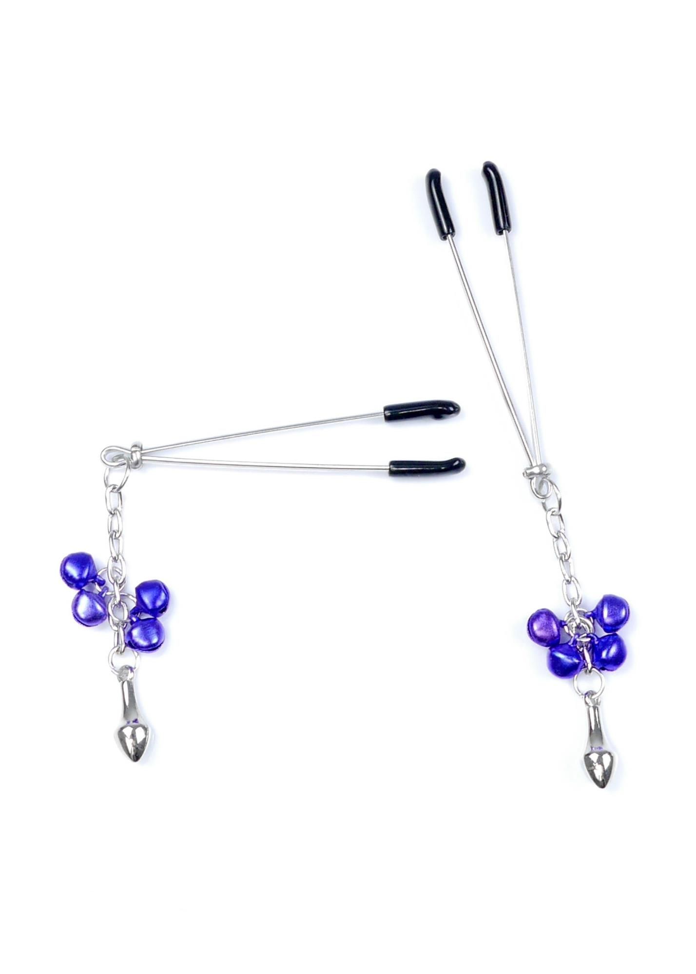 Зажимы для сосков Fetish Boss Series Exclusive No.6 (фиолетовый)