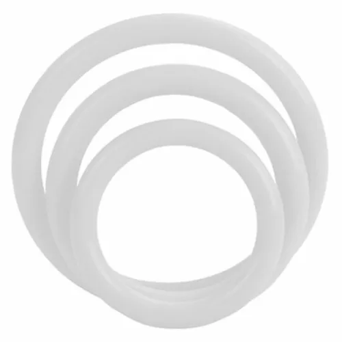 Эрекционное кольцо Calexotics Tri-Rings, 3 шт (белый)
