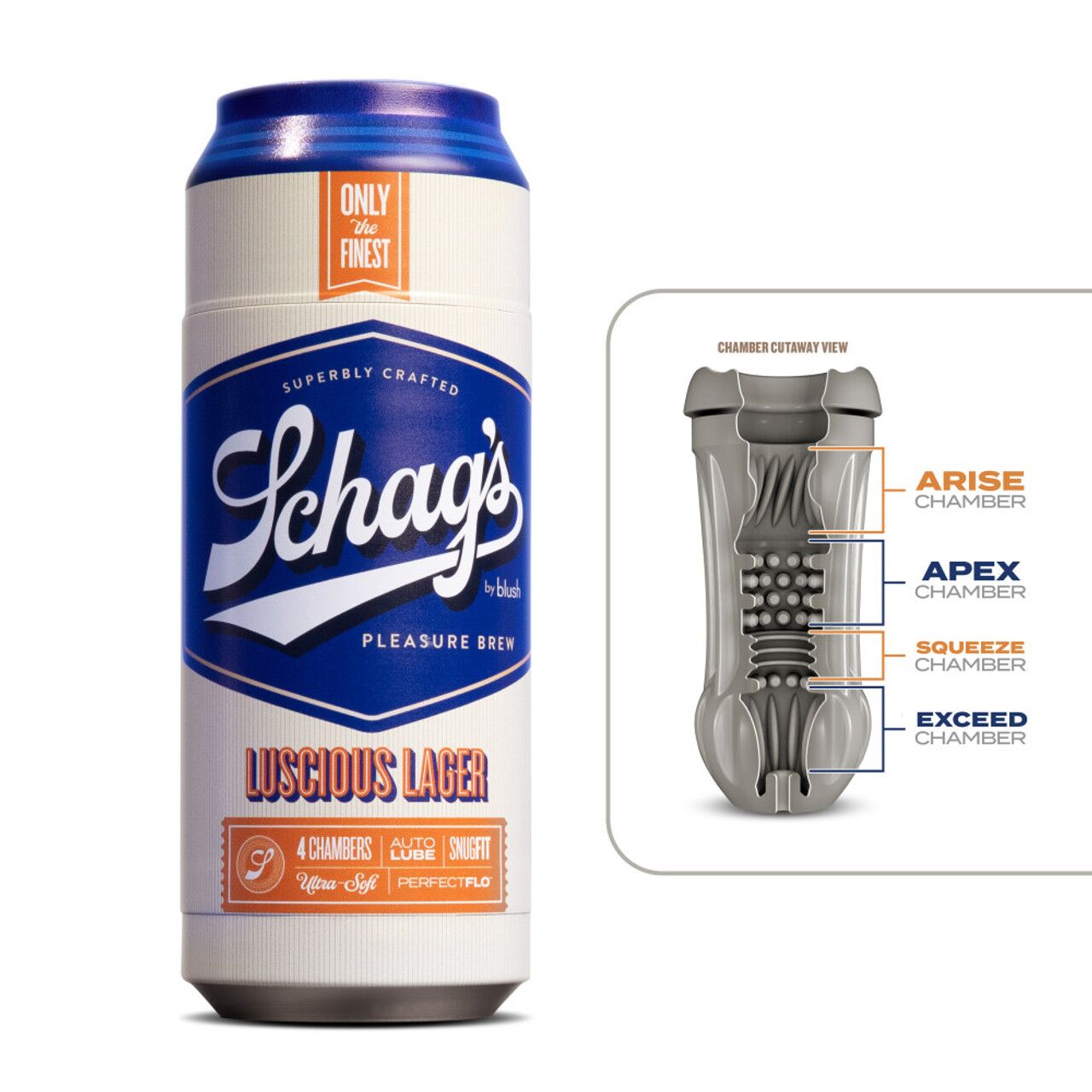 Мастурбатор Schag's Luscious Lager (прозрачный)