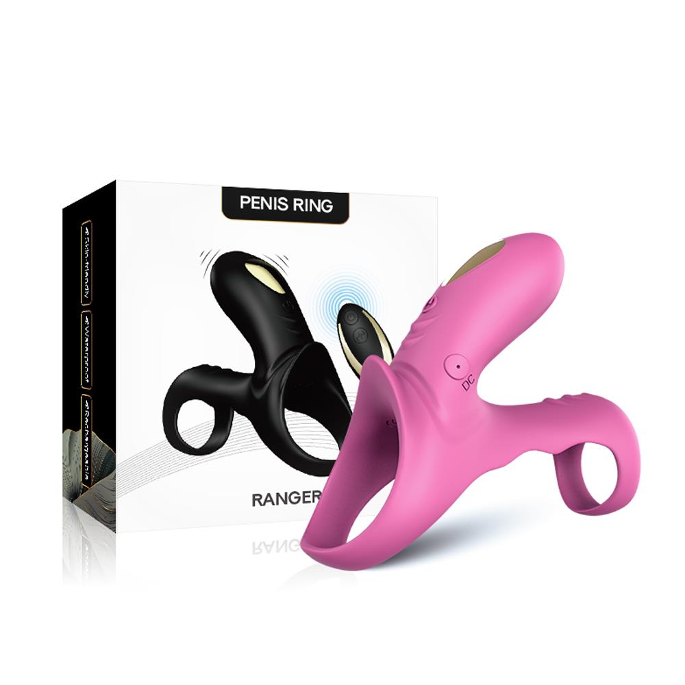 Виброкольцо Boss Series Ranger Penis Ring, 10.9 см (розовый)