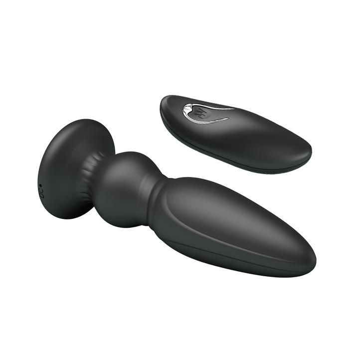Анальна пробка LyBaile Mr.Play Vibrating Prostate Massager, 12.5 см (чорний)