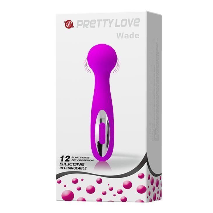 Wibromassager Pretty Love Wade, 15 cm (fioletowy)