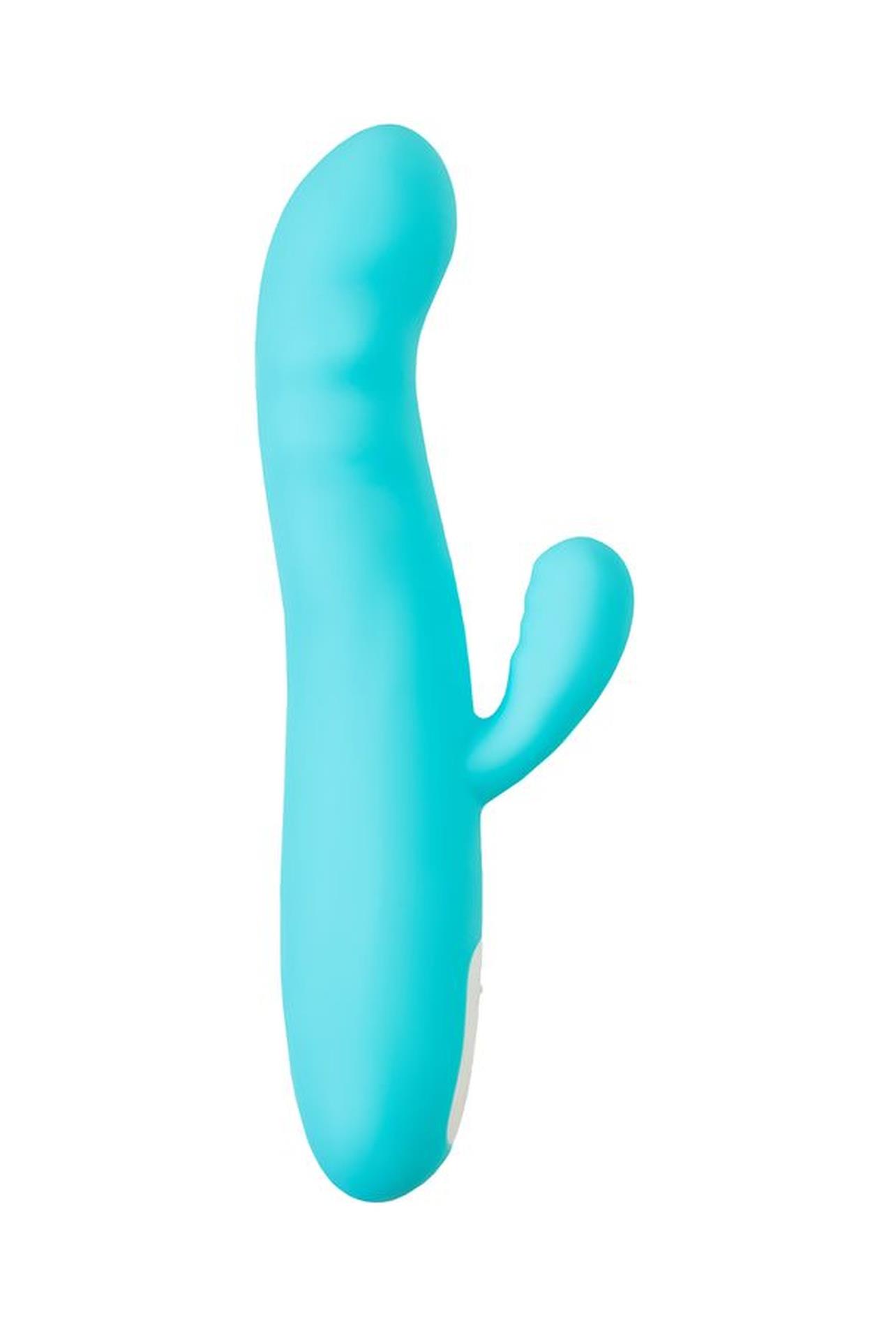 Toyfa Merry-Swi - Wibrator królik, Niebieski, 20.7 cm