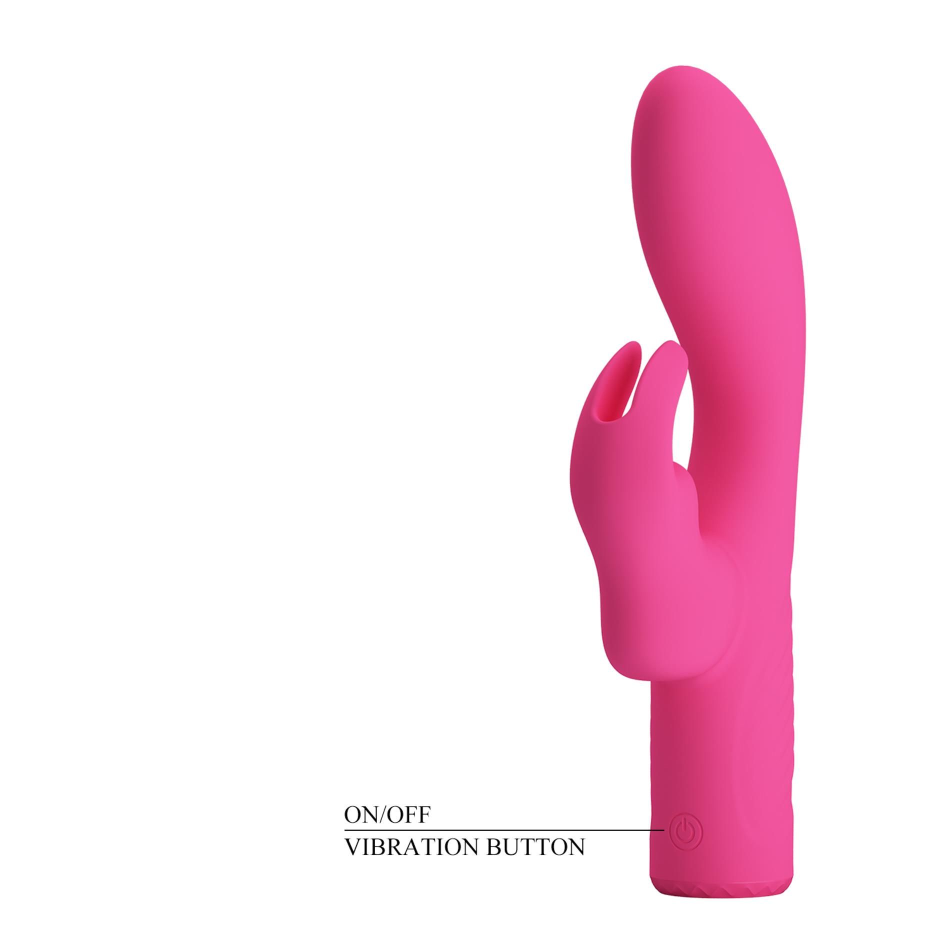Вибратор-кролик Pretty Love Elivia G-Spot, 17.2 см (розовый)