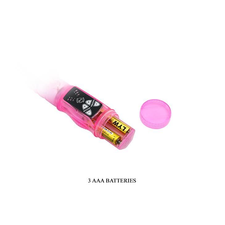 Вибратор-кролик Baile Crazy Rabbit, 24 см (розовый)
