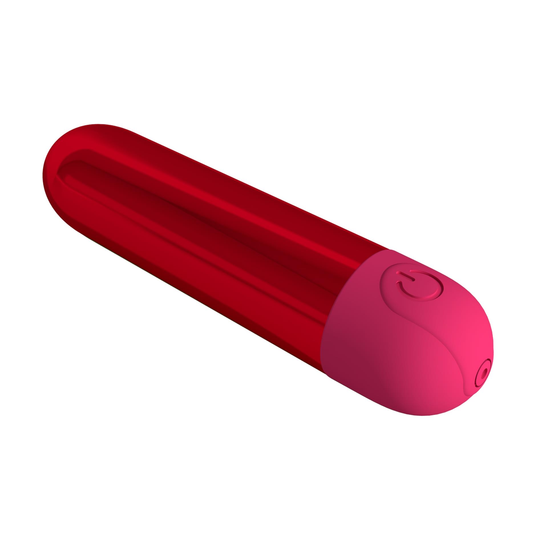 Вибратор для клитора Pretty Love Kiwi, 8 см (красный)