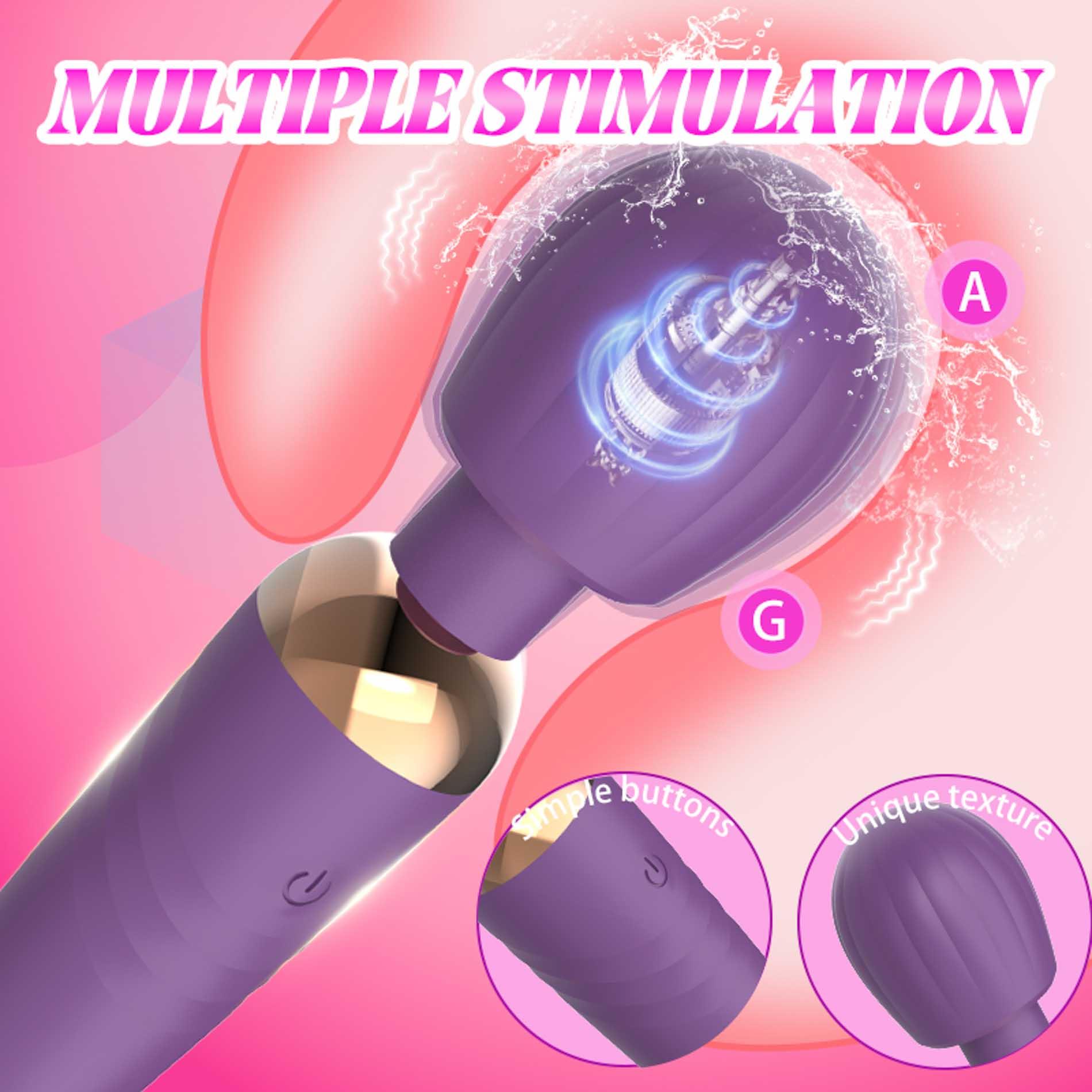Вибратор B - Series Cute Little Fairy Wand, 14 см (фиолетовый)