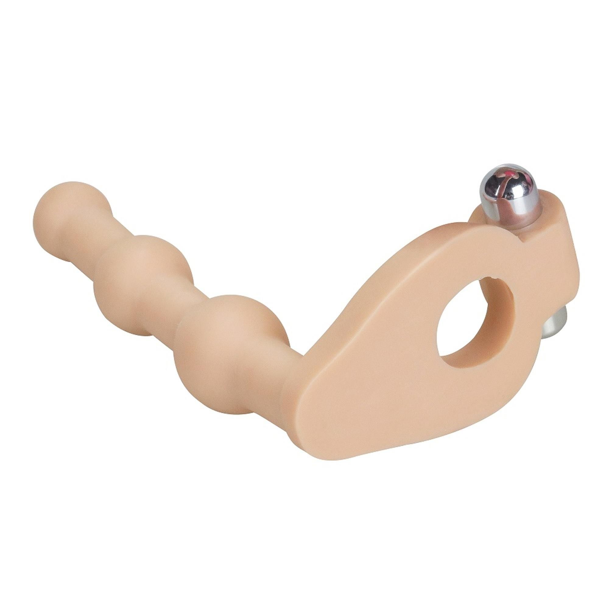 Насадка для двойного проникновения LoveToy The Ultra Soft Double Bead, 15,2 см (телесный)