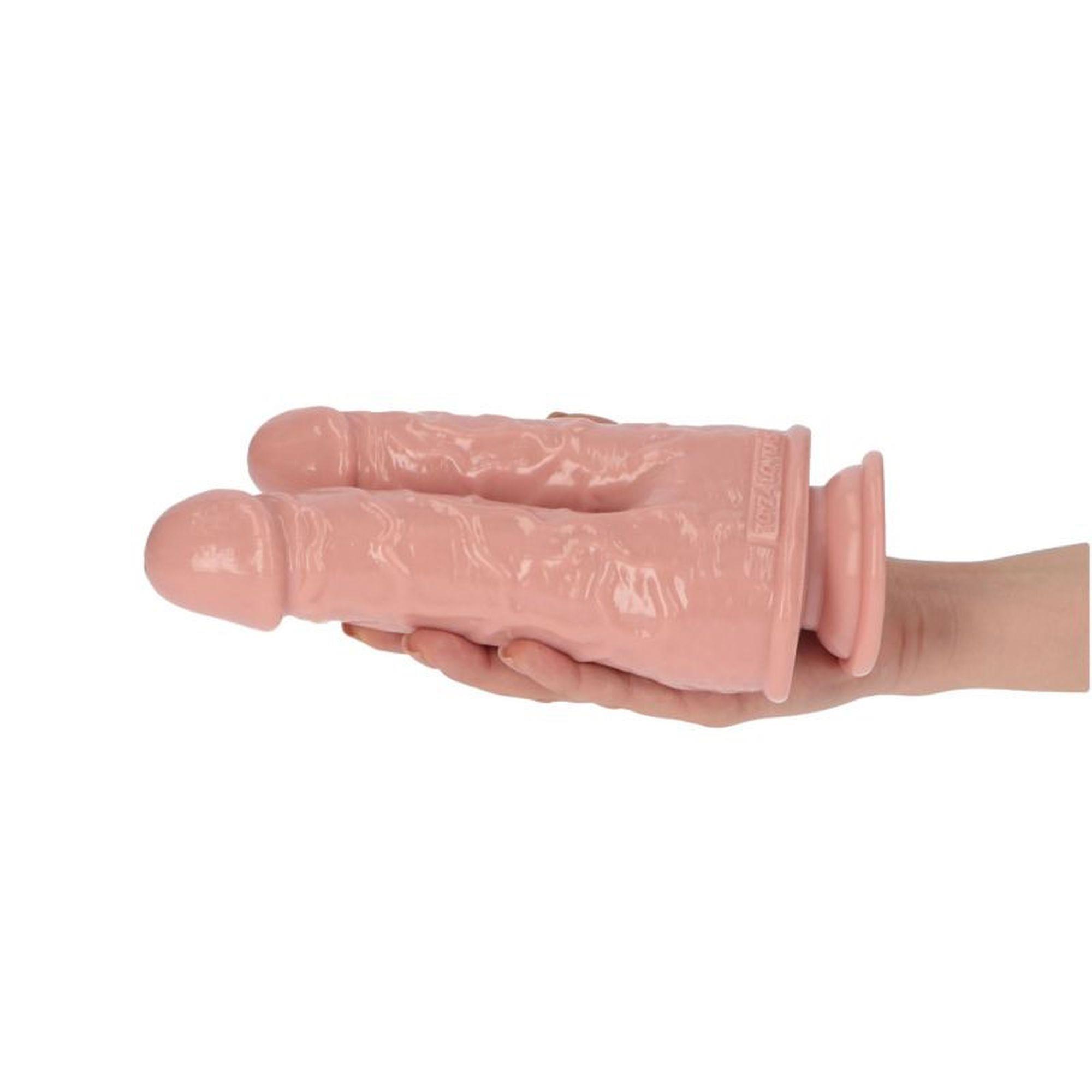 Двойной фаллоимитатор Toyz4lovers Italian Cock 7.5", 18.5 см (телесный)
