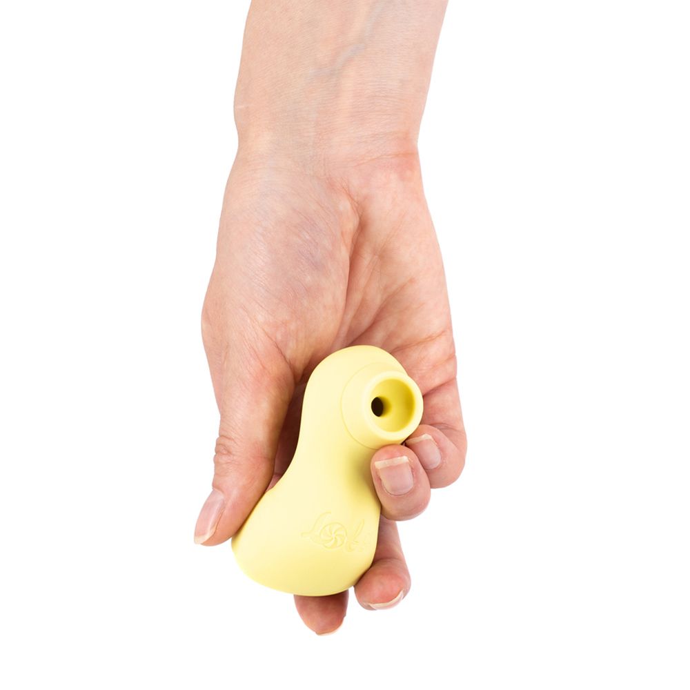 Вакуумний стимулятор клітора Fantasy Ducky, 8,3 см (жовтий)