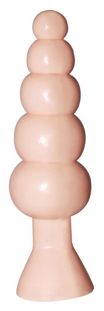 Korek analny NMC Bendable Butt Rattler, 20 cm (cieleśnie)