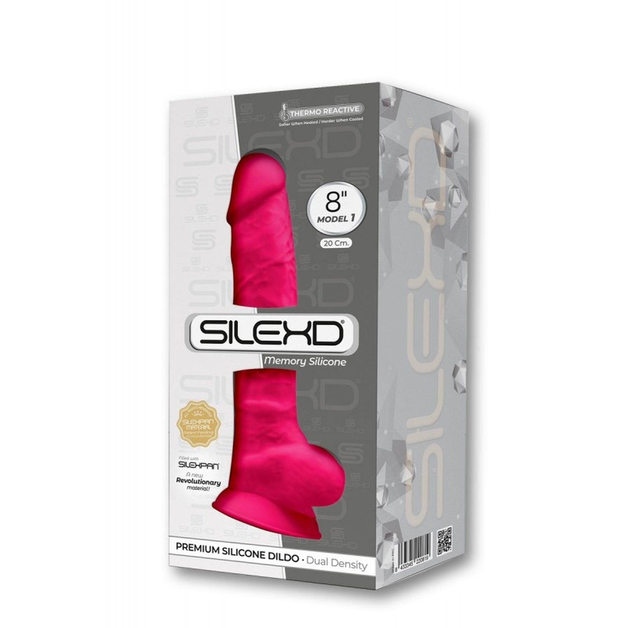 Фаллоимитатор SilexD Vetus Model 1 size 8 in, 21.5 см (розовый)
