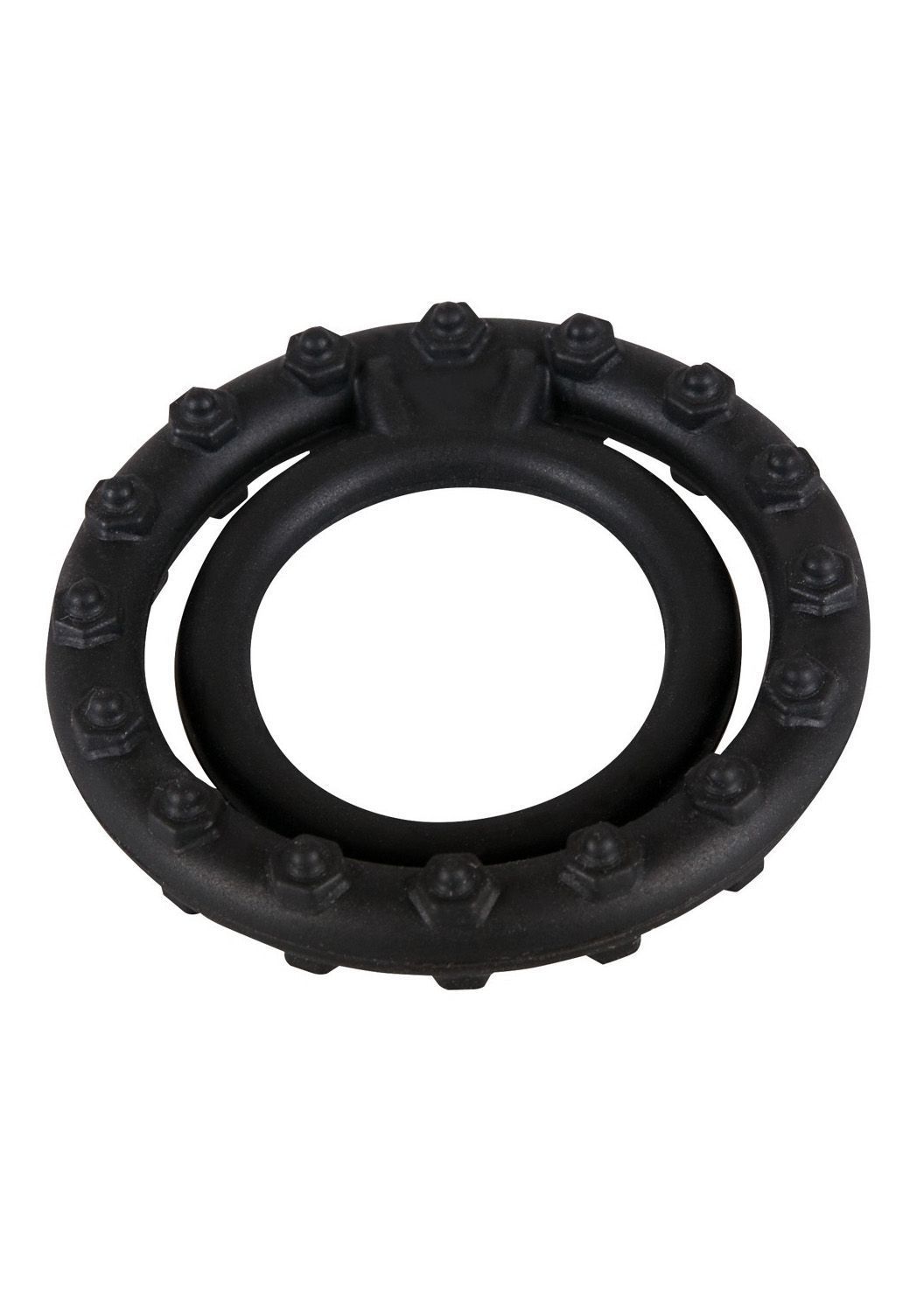Эрекционное кольцо You2Toys Steely Cockring, 3,7 см (черный)