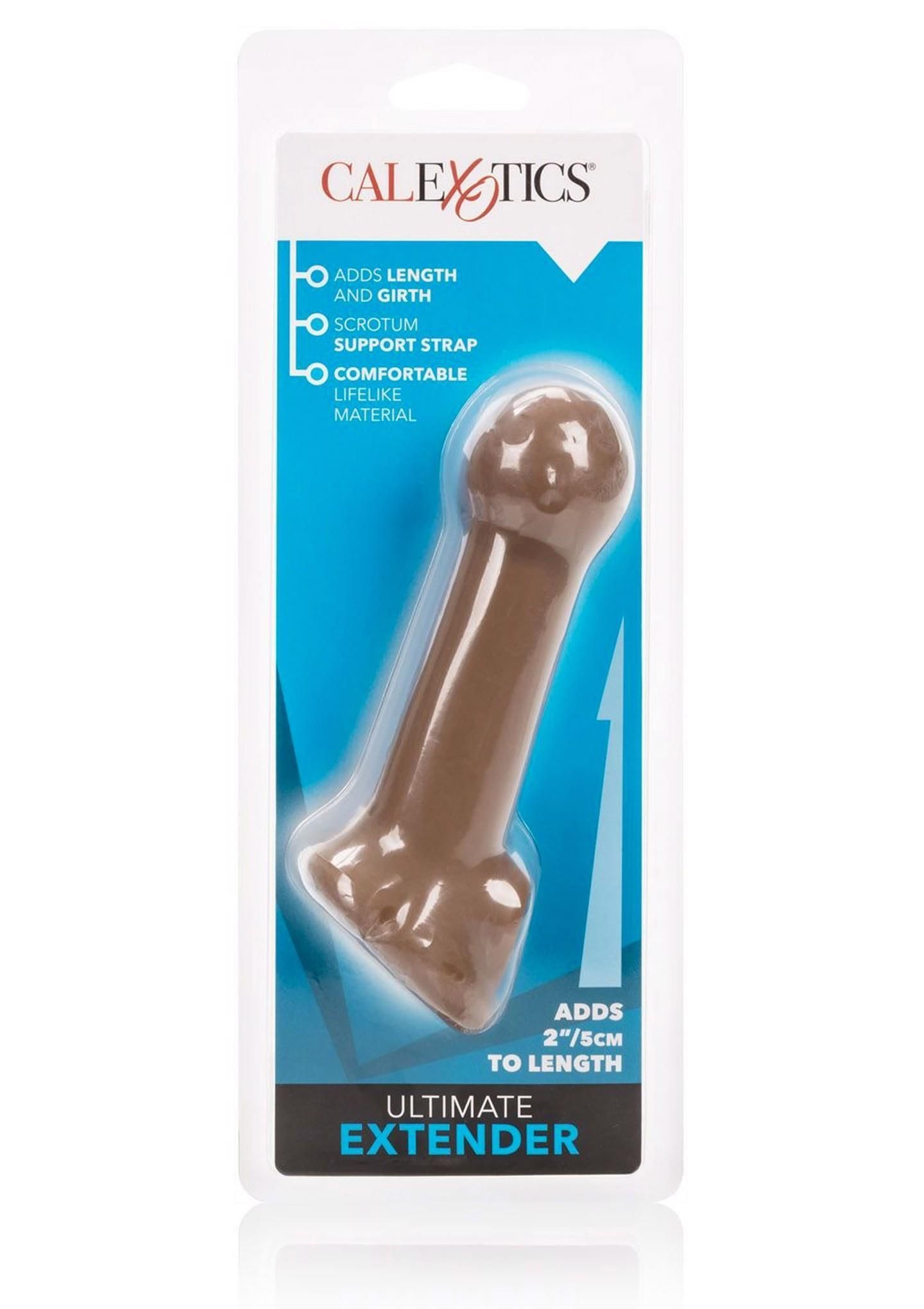 Насадка на пенис California Exotic Novelties Ultimate Extender, 16 см (коричневый)