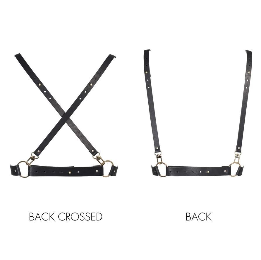 Портупея Bijoux Indiscrets Maze X Harness (чорний)