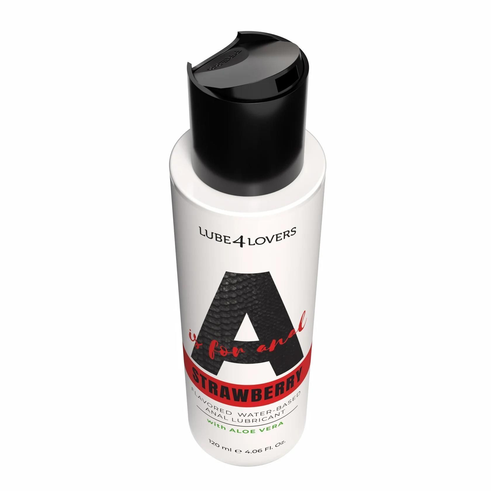 Lubrykant analny Lube4lovers A is for Anal Strawberry, 120 ml