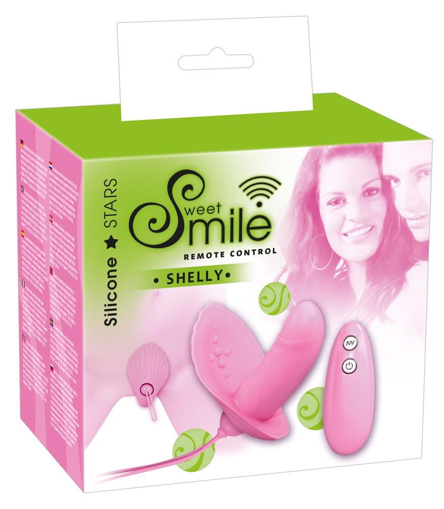 Вибратор Sweet Smile Shelly Remote Control, 7,5 см (розовый)