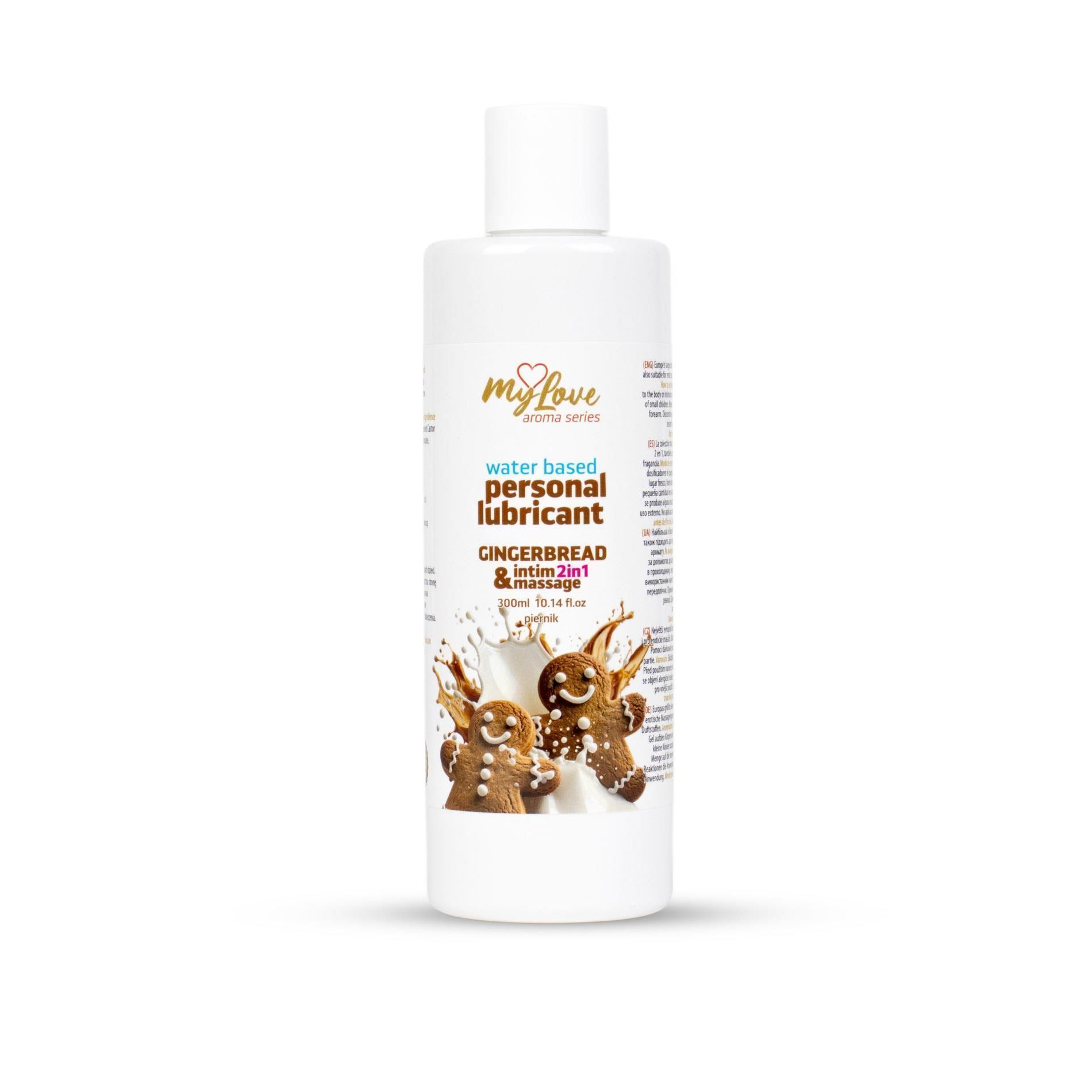 Lubrykant MyLove Aroma Series Intim&Massage 2in1 Gingerbread, 300 ml