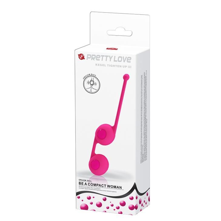 Вагинальные шарики Pretty Love Up Balls III, 17 см (розовый)