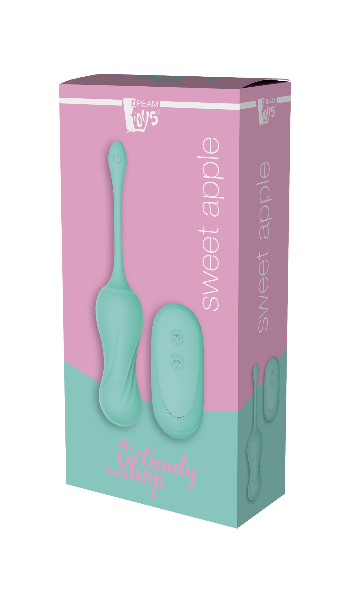 Виброяйцо Dream Toys The Candy Shop Sweet Apple, 17,8 см (мятный)