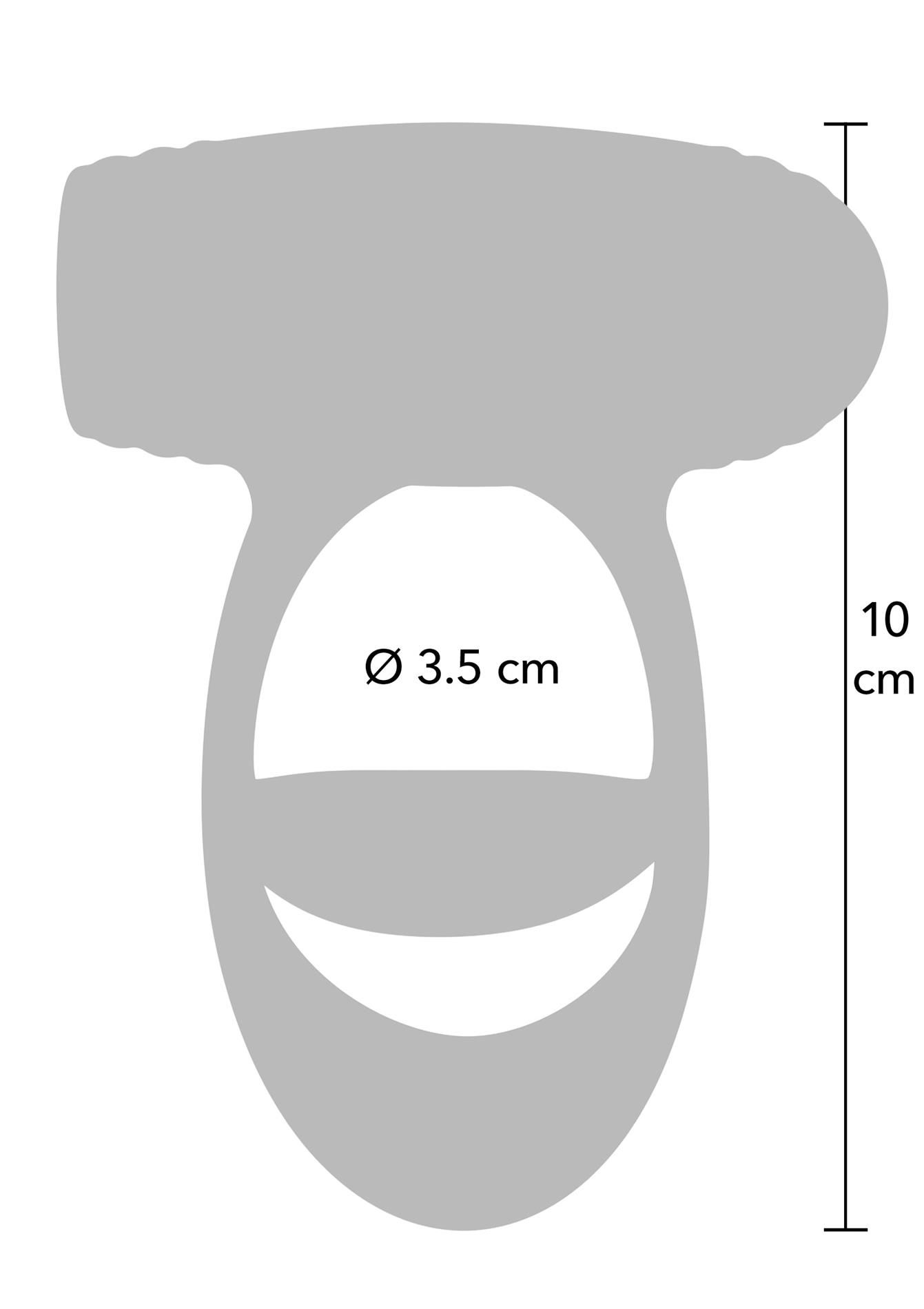 Эрекционное кольцо Hidden Desire Optima Cross Xpert, 10 см (черный)