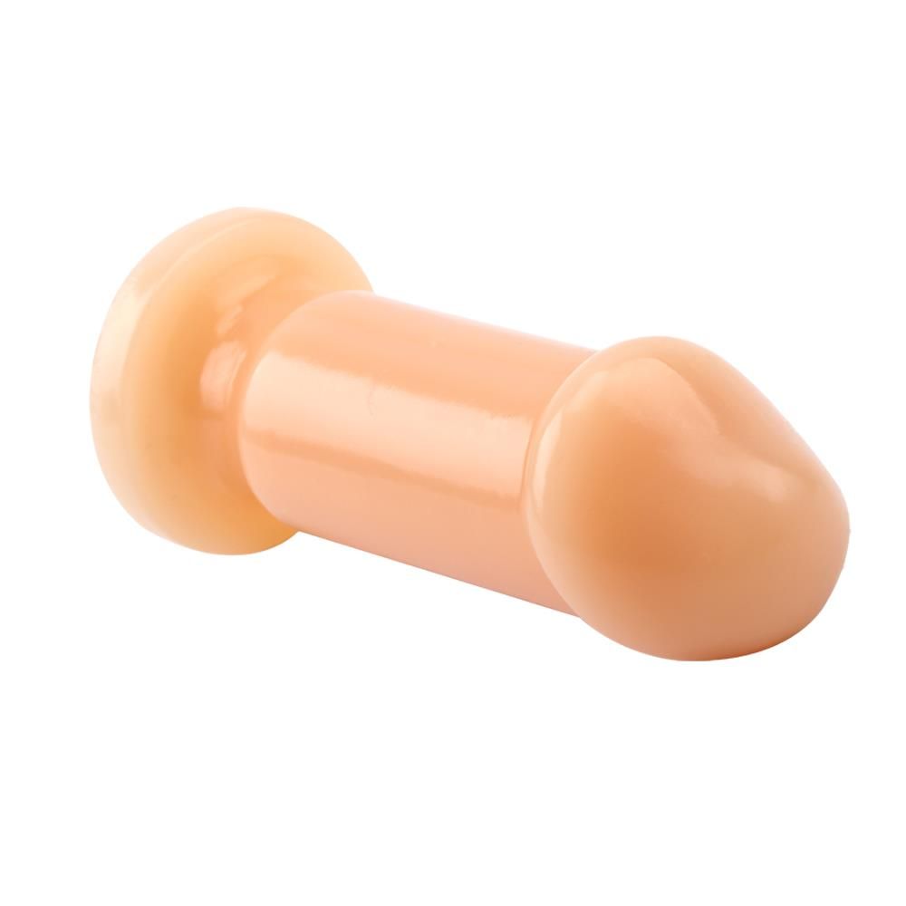 Анальна пробка Prof.Jason C Small Slim Dildo, 9 см (тілесний)