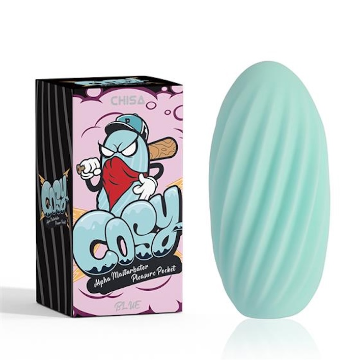 Мастурбатор Cosy Alpha Masturbator Pleasure Pocket (бирюзовый)