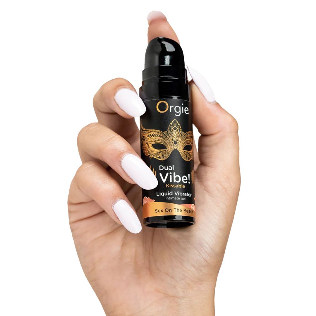 Жидкий вибратор Orgie DUAL VIBE! секс на пляже, 15 мл