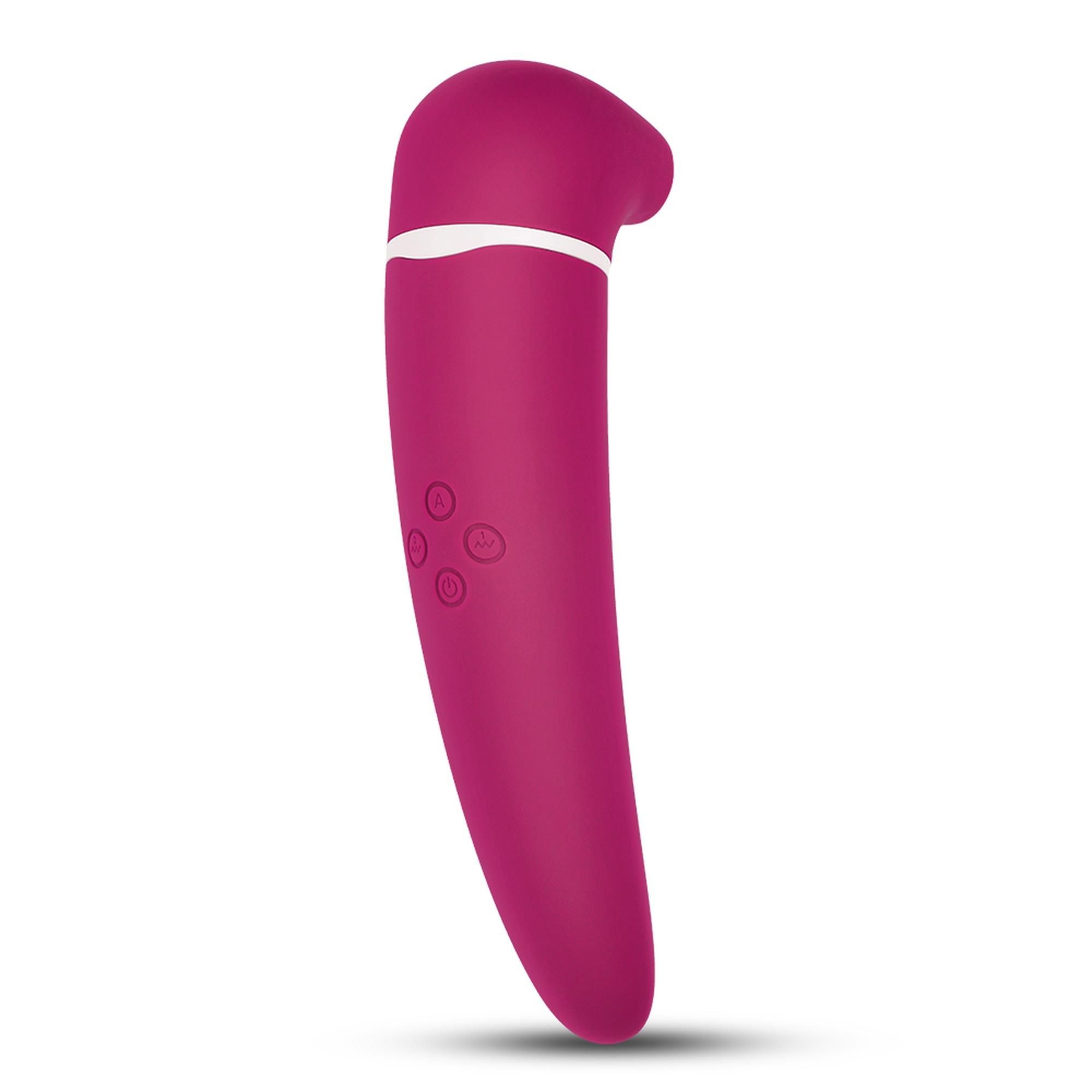 Вакуумный стимулятор клитора с вибрацией Lovetoy Toyz4Partner (розовый)