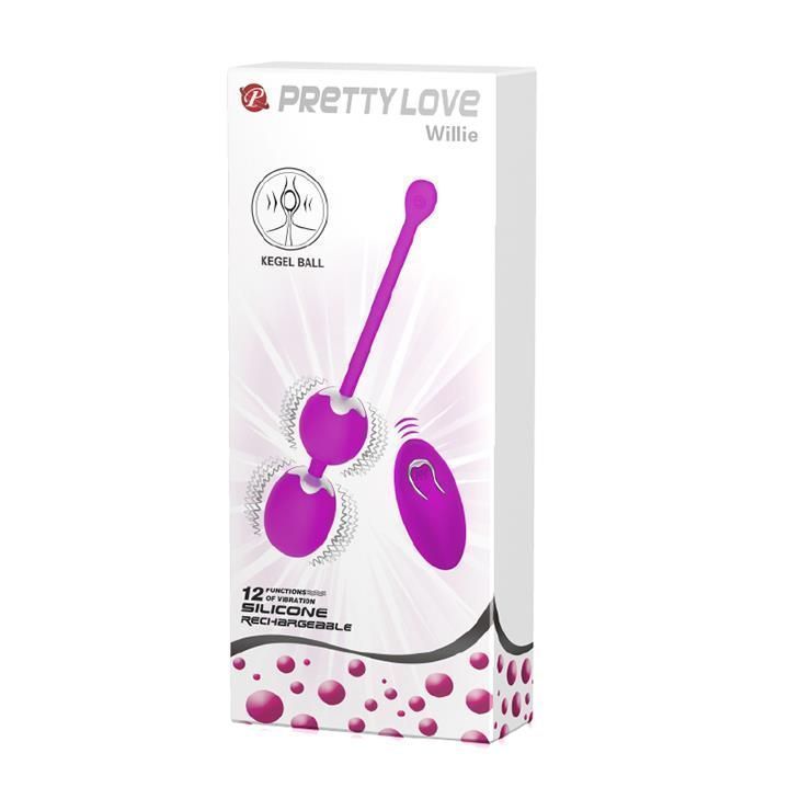 Вагинальные шарики Pretty Love Willie, 20,5 см (фиолетовый)
