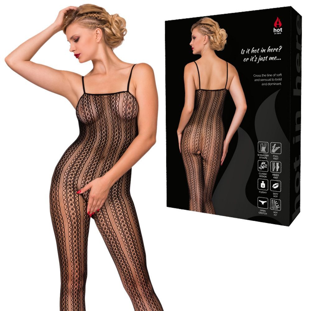 Hot in Here Cross The Line - Bodystocking, S/M/L