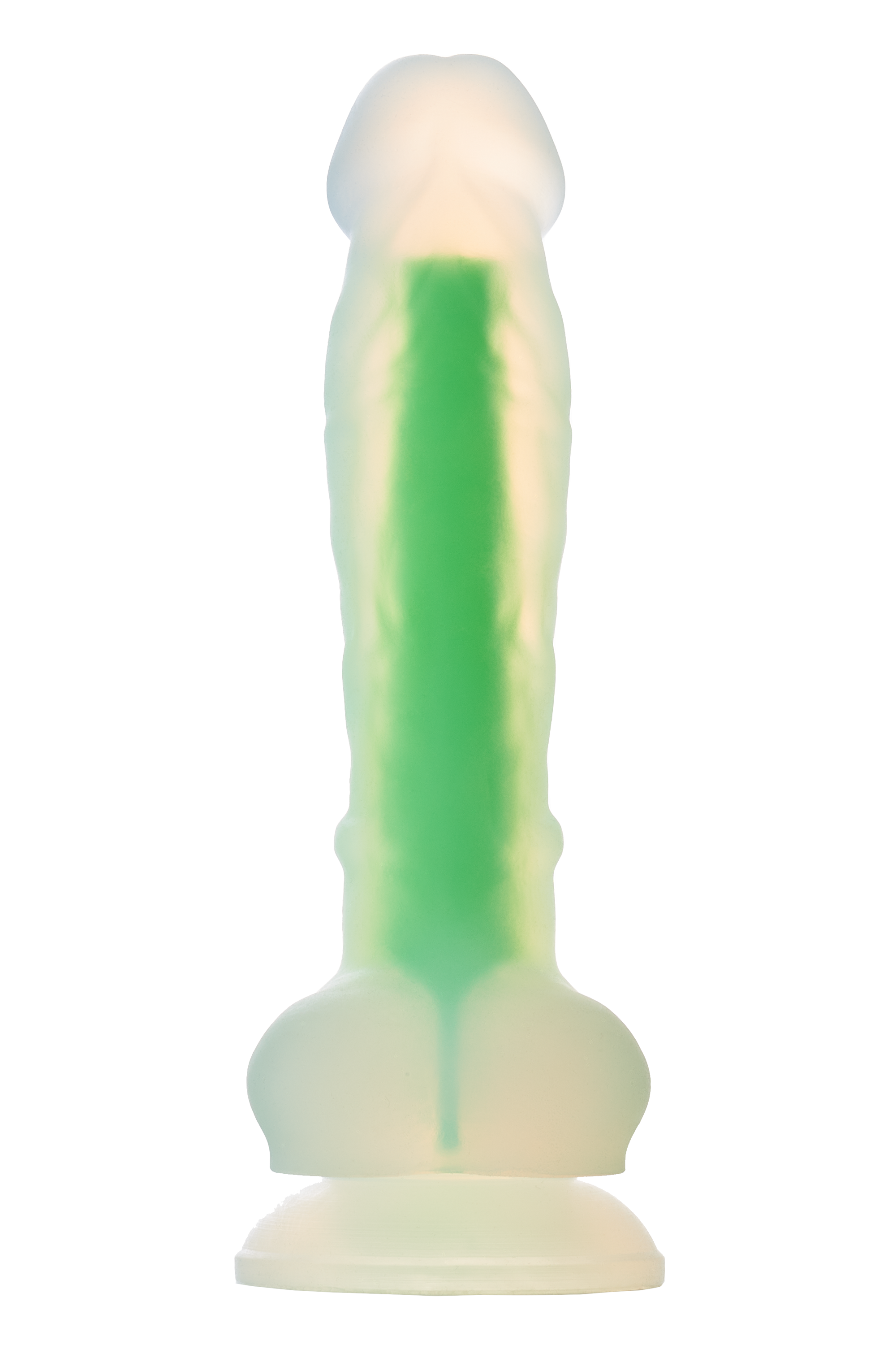 Фалоімітатор Radiant Glow In The Dark Soft, 17,5 см (зелений)
