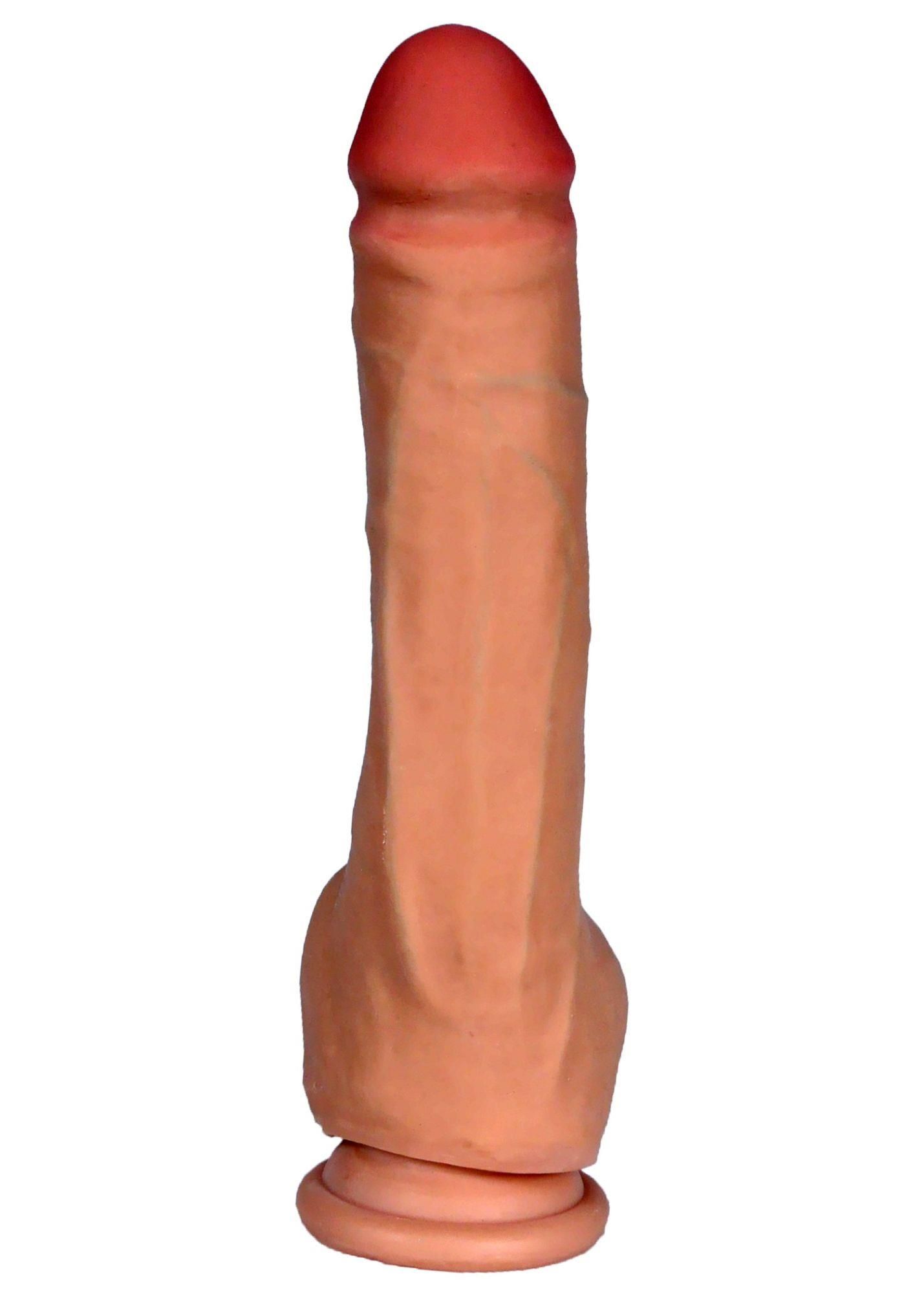 Вибратор B - Series Real Zeus-Loveclonex 9", 25 см (телесный)
