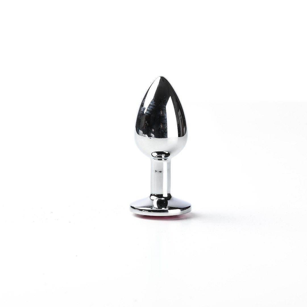 Korek analny z kryształem  Simply Pleasure S, 7 cm (różowy)