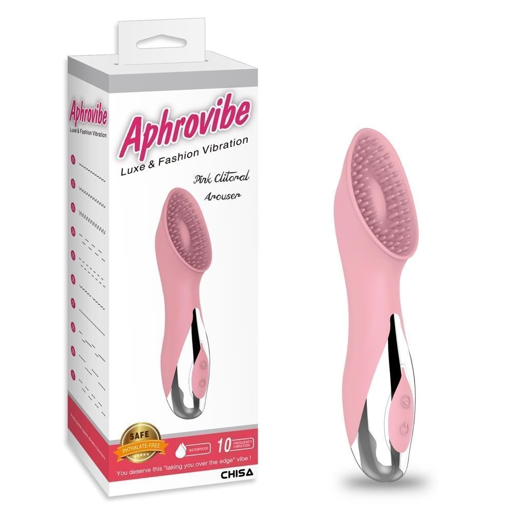 Клиторальный стимулятор  Aphrovibe Clitoral Arouser, 17 см (розовый)